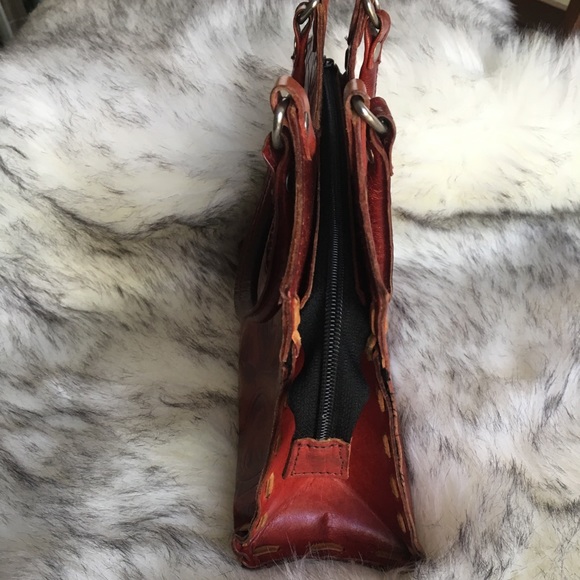 Brazen raisin small bag with paisley design - Picture 4 of 6